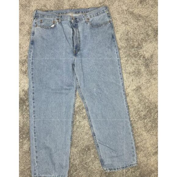 Levi's 550 Size 40 x 30 Distressed Jeans Faded Distressed - Picture 1 of 7